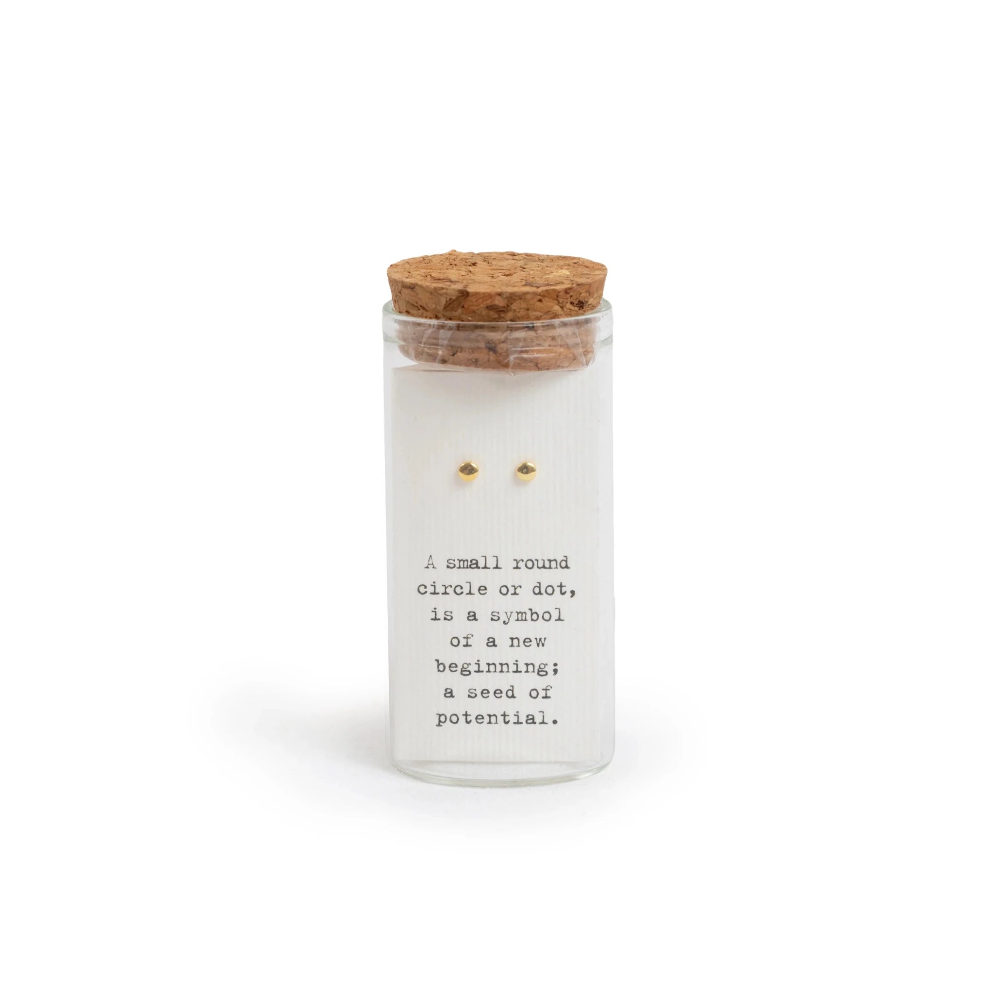 Message in a Bottle Earrings - Twirls + Twigs