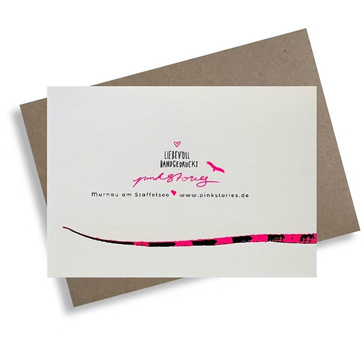 Echse Card - Neon Pink - Twirls + Twigs