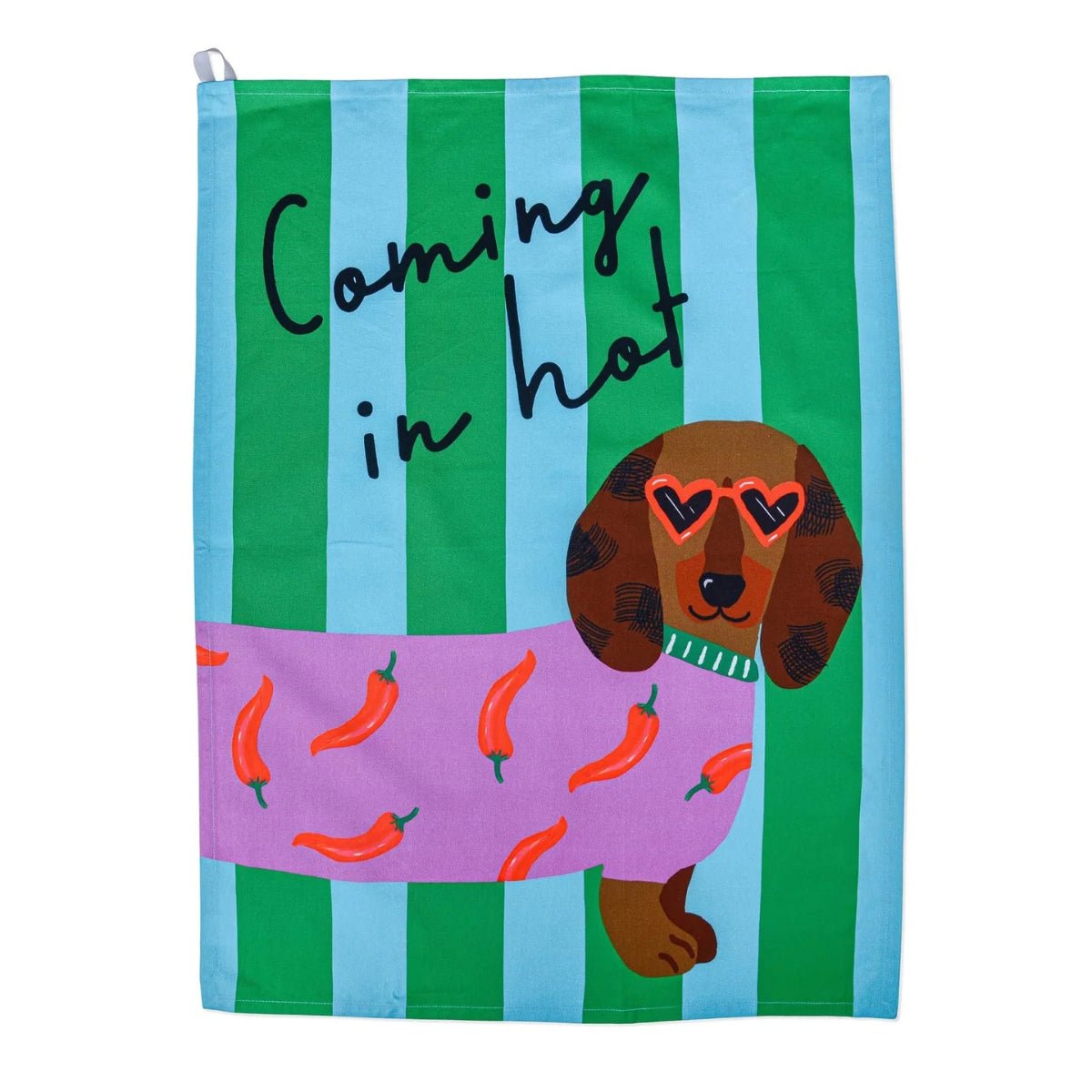 Tea Towel - Coming in Hot - Twirls + Twigs