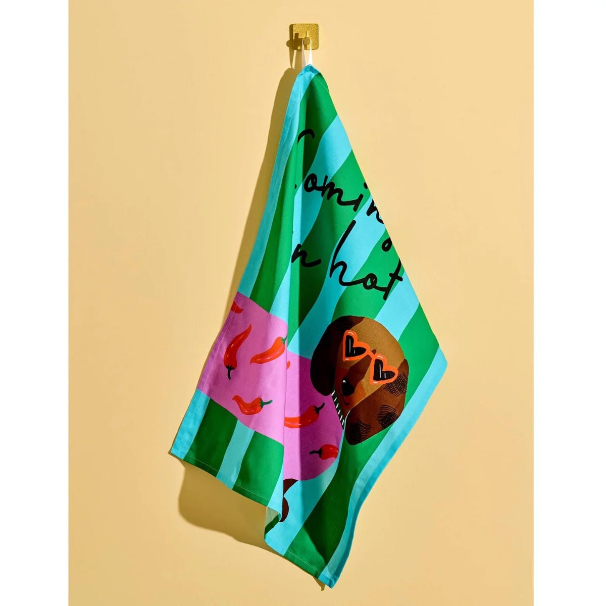 Tea Towel - Coming in Hot - Twirls + Twigs