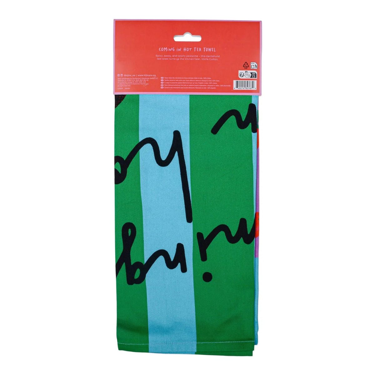 Tea Towel - Coming in Hot - Twirls + Twigs