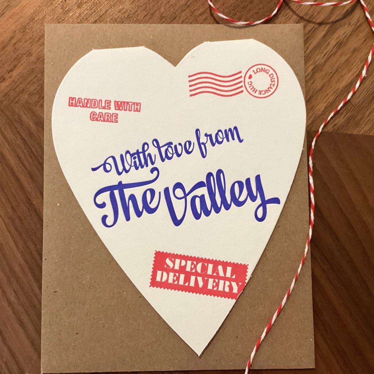 Special delivery heart from The Valley - Twirls + Twigs