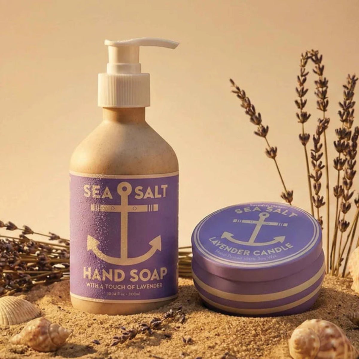 Swedish Dream Sea Salt Lavender Candle - Twirls + Twigs