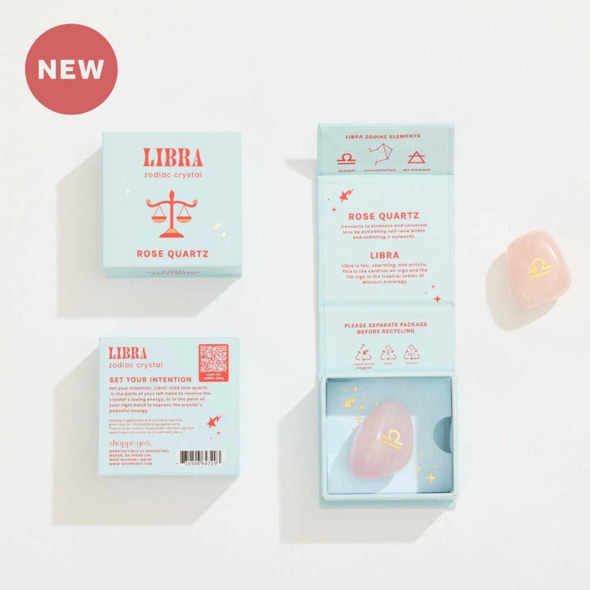Zodiac Crystal Boxed Set Assortment - Twirls + Twigs