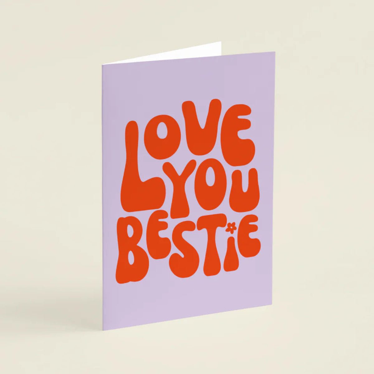 Love You Bestie Hand Card - Twirls + Twigs