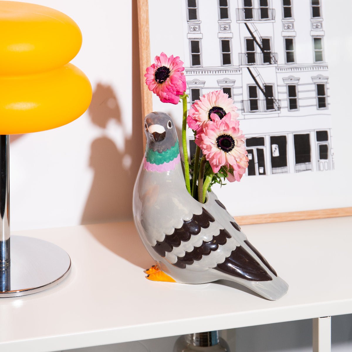 Pigeon Vase - Twirls + Twigs