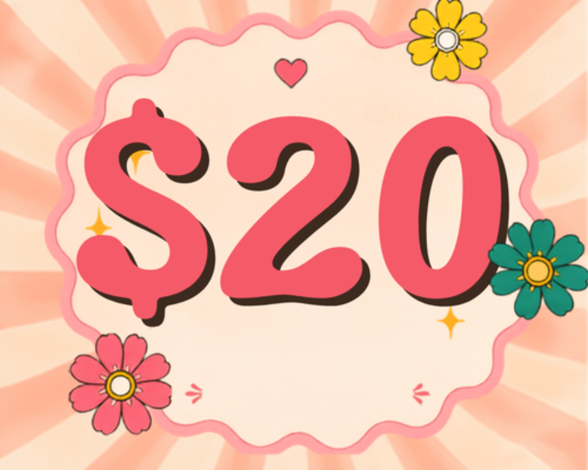 20.00 Sale - Twirls + Twigs