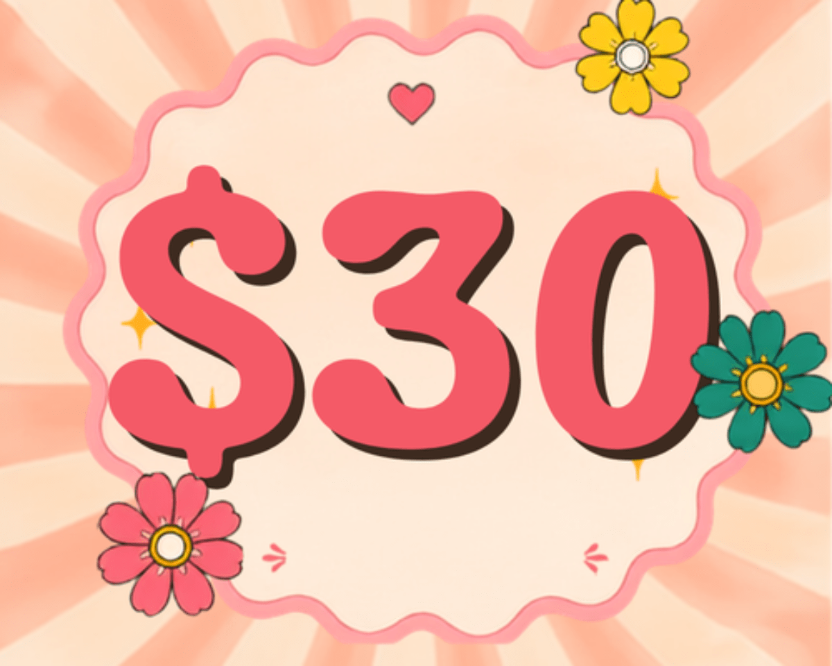 30.00 Sale - Twirls + Twigs
