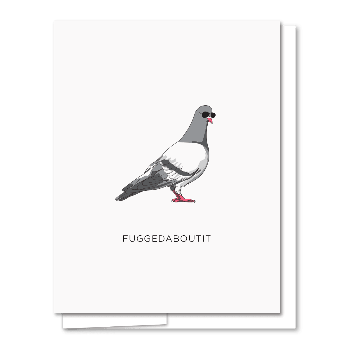 Pigeon - Letterpress Funny Everyday Card - Twirls + Twigs