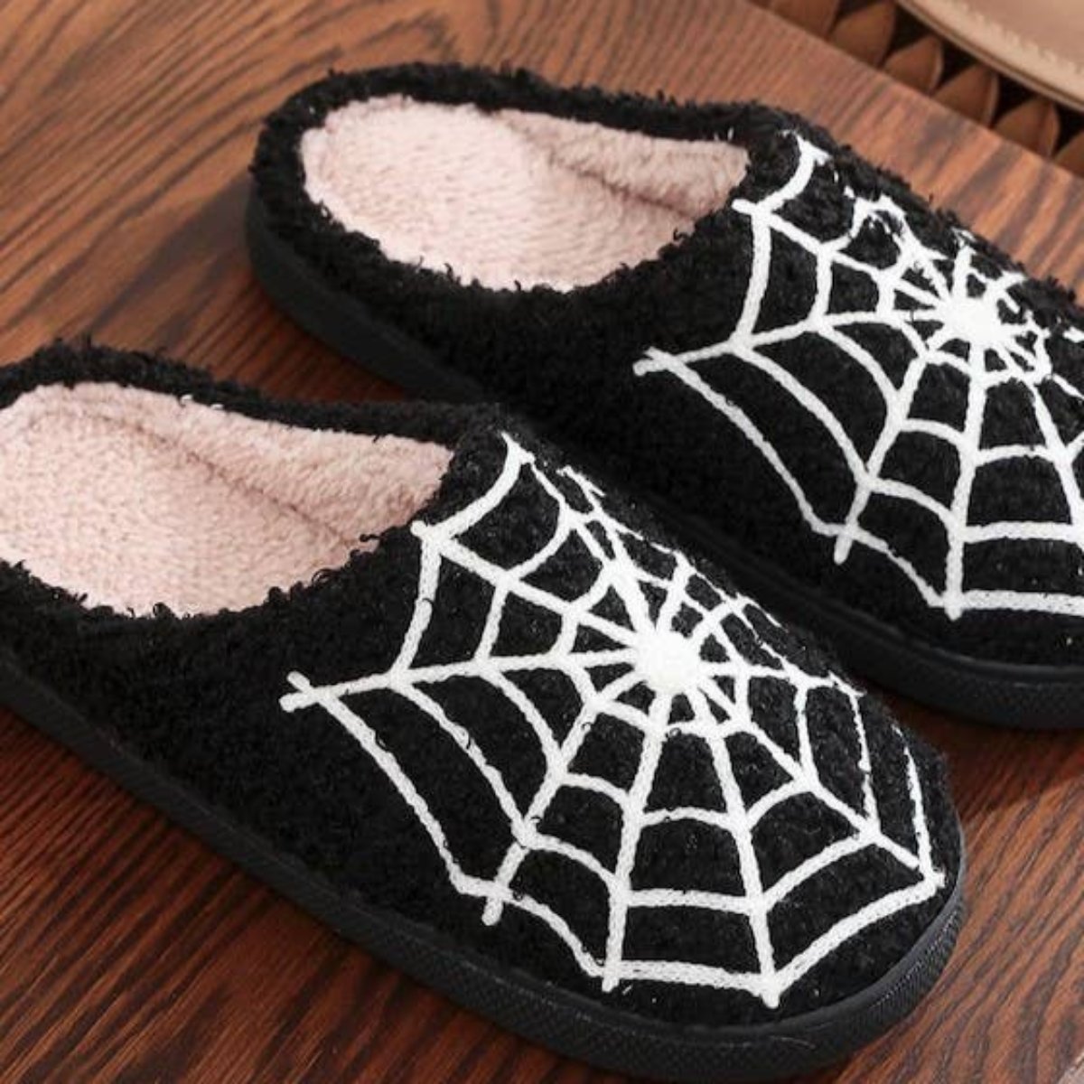 Halloween Slippers: Spider Web - Twirls + Twigs