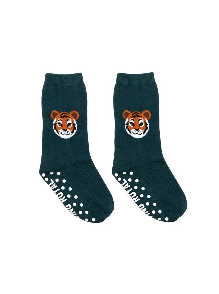 Kids Tiger 3D Socks - Twirls + Twigs