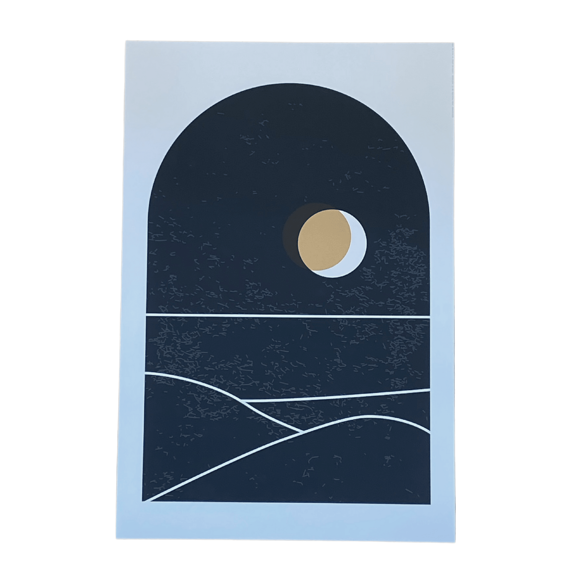 Full Moon Arch Art Print - Twirls + Twigs