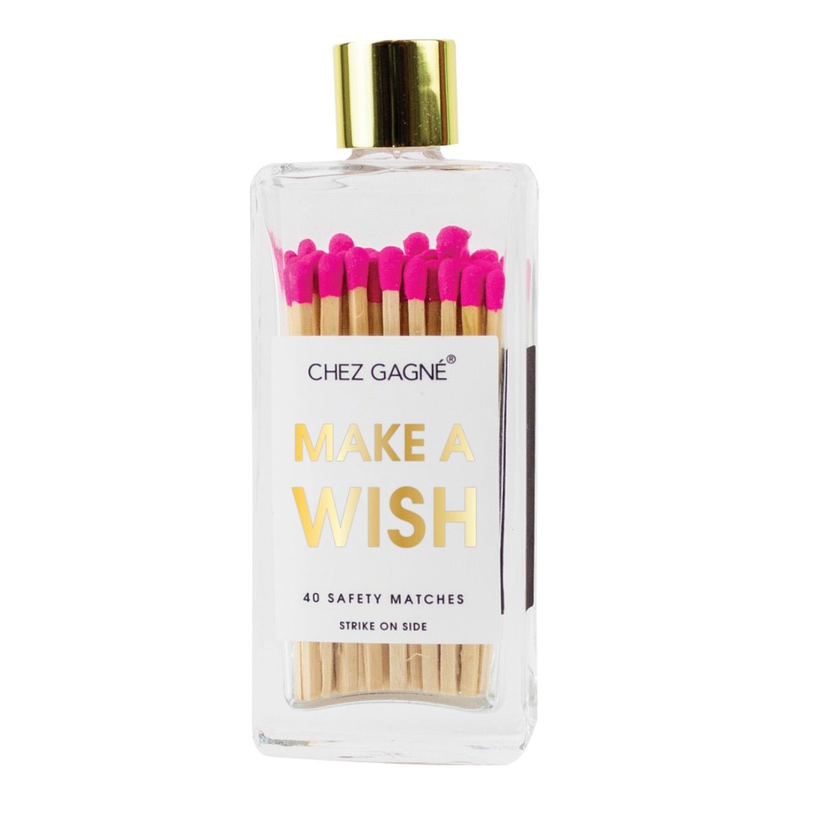 Make A Wish - Glass Bottle Matches - Twirls + Twigs