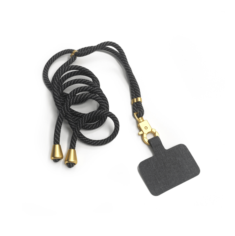 THE HOOKUP PHONE LANYARD : DARK SLATE - Twirls + Twigs
