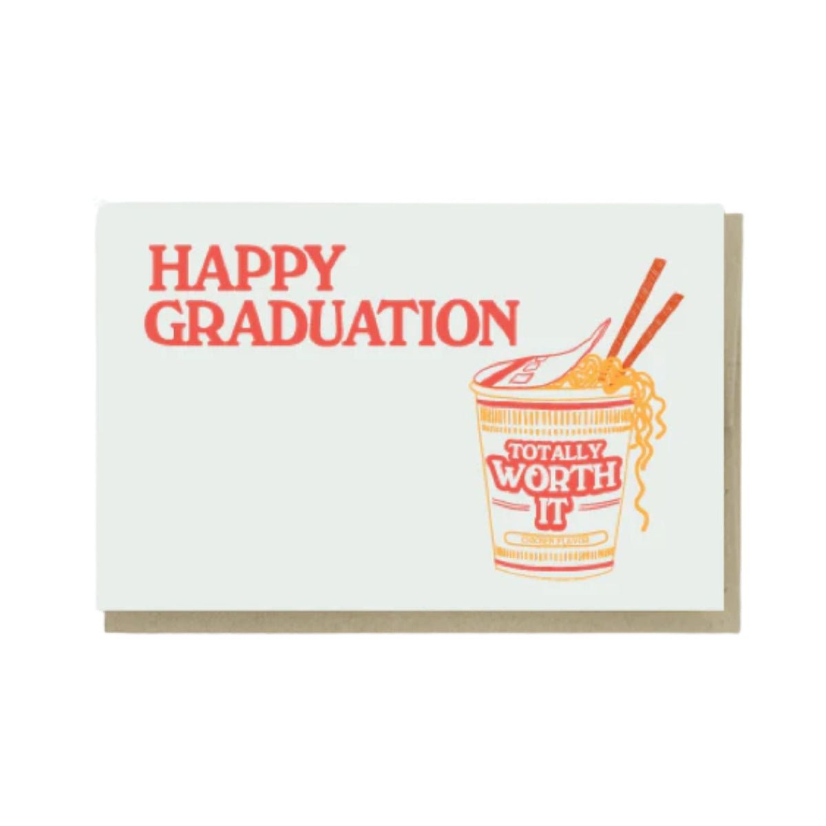 Grad Ramen Worth It Card - Twirls + Twigs