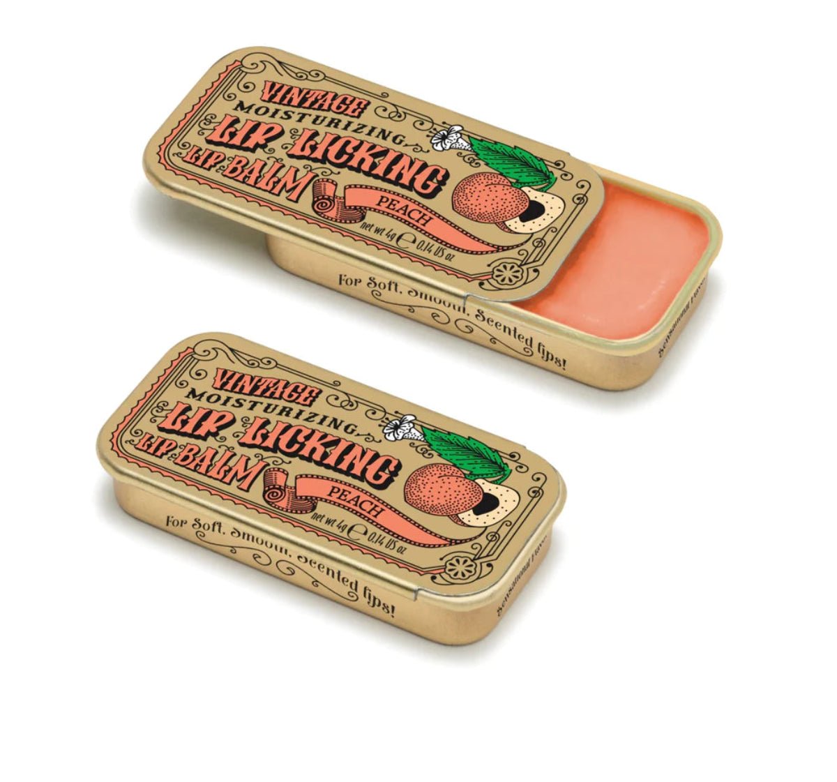 Peach Lip Licking Flavored Lip Balm - Twirls + Twigs