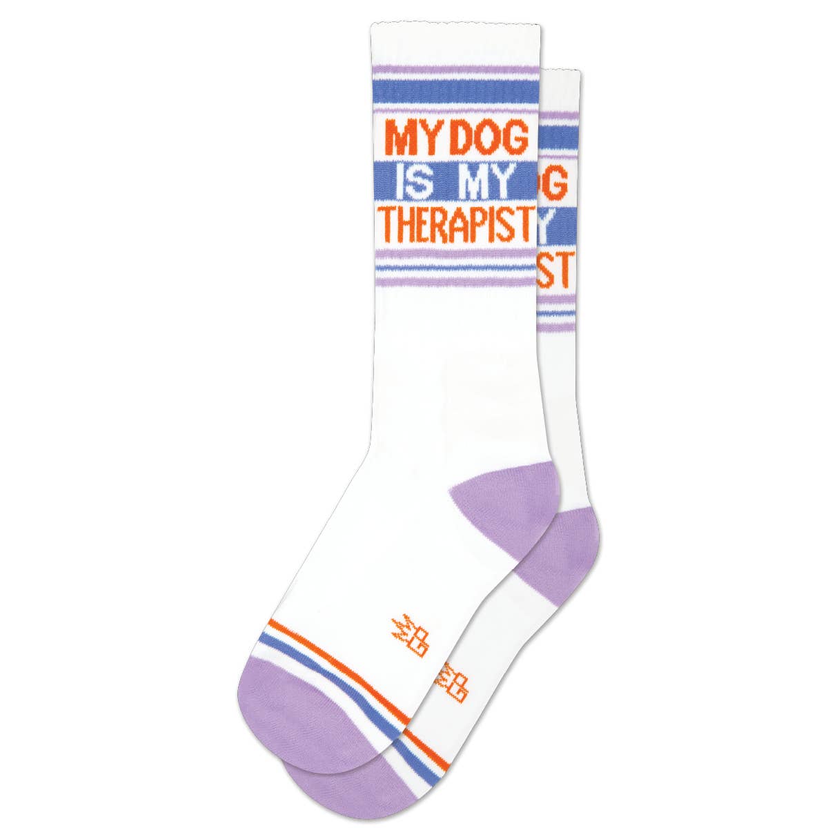 My Dog Is My Therapist Gym Crew Socks - Twirls + Twigs