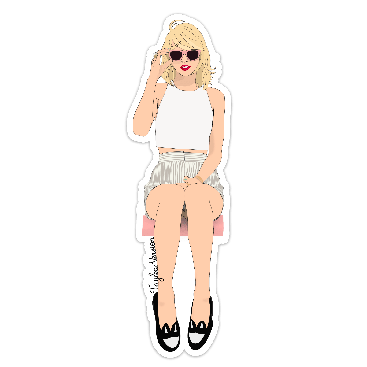 Taylor 1989 Taylor's Version Sticker - Twirls + Twigs
