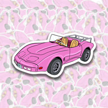  Pink Convertible Sticker