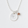 Stone of Healing Necklace / Tourmaline & Silver