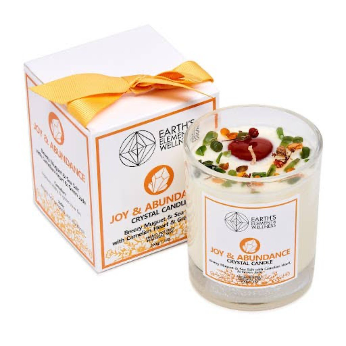 Joy & Abundance Crystal Candle - Twirls + Twigs
