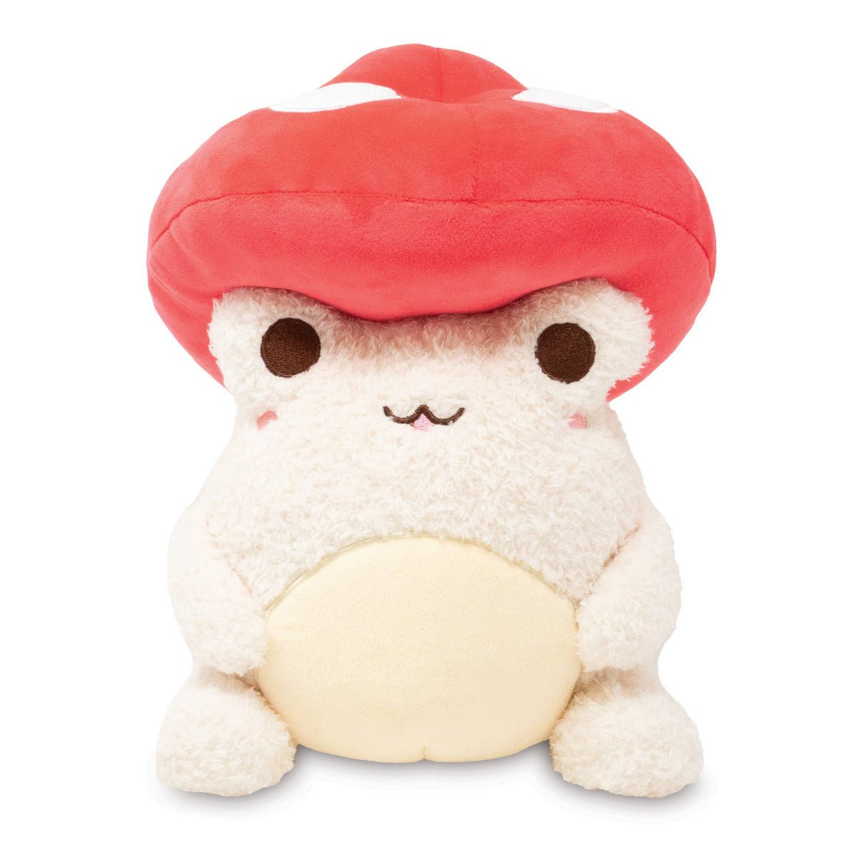 Toadstool Wawa (Cute Soft Kawaii Mushroom Frog Plushie) - Twirls + Twigs