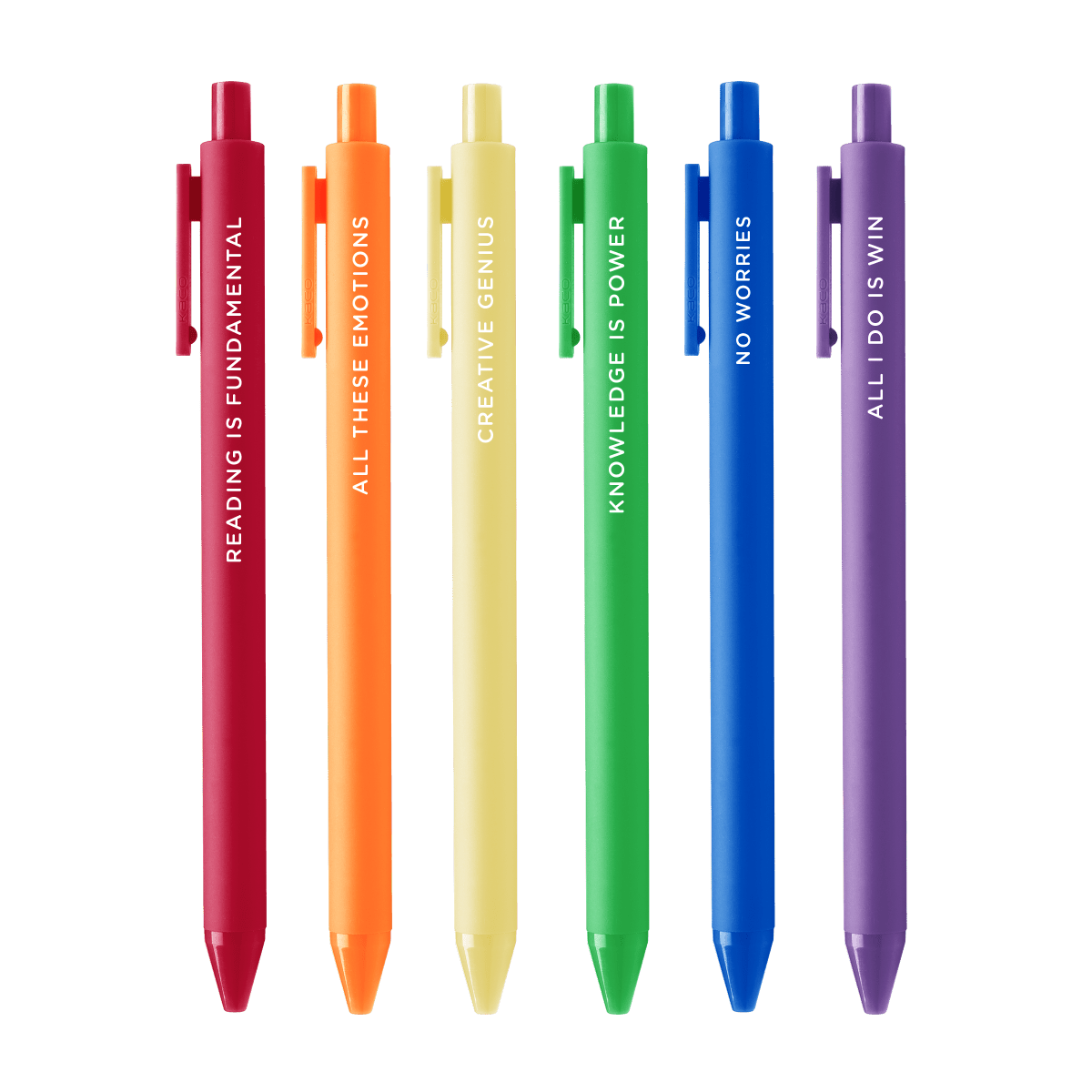 No Worries Jotter Sets - 6 pack - Twirls + Twigs