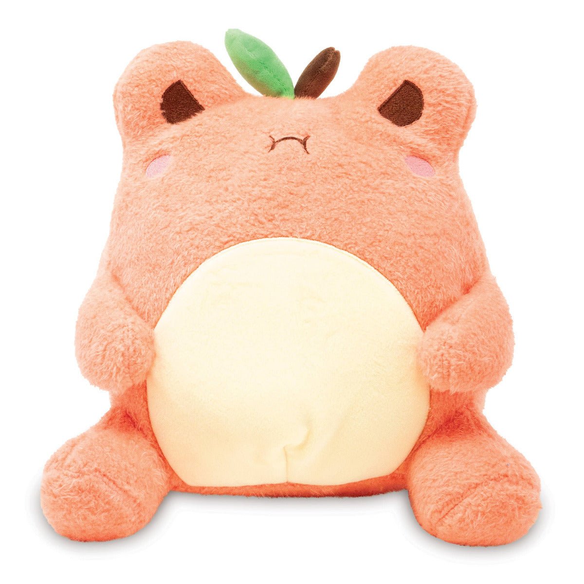 Peach Wawa (Cute Soft Kawaii Fruit Frog Plushie) - Twirls + Twigs