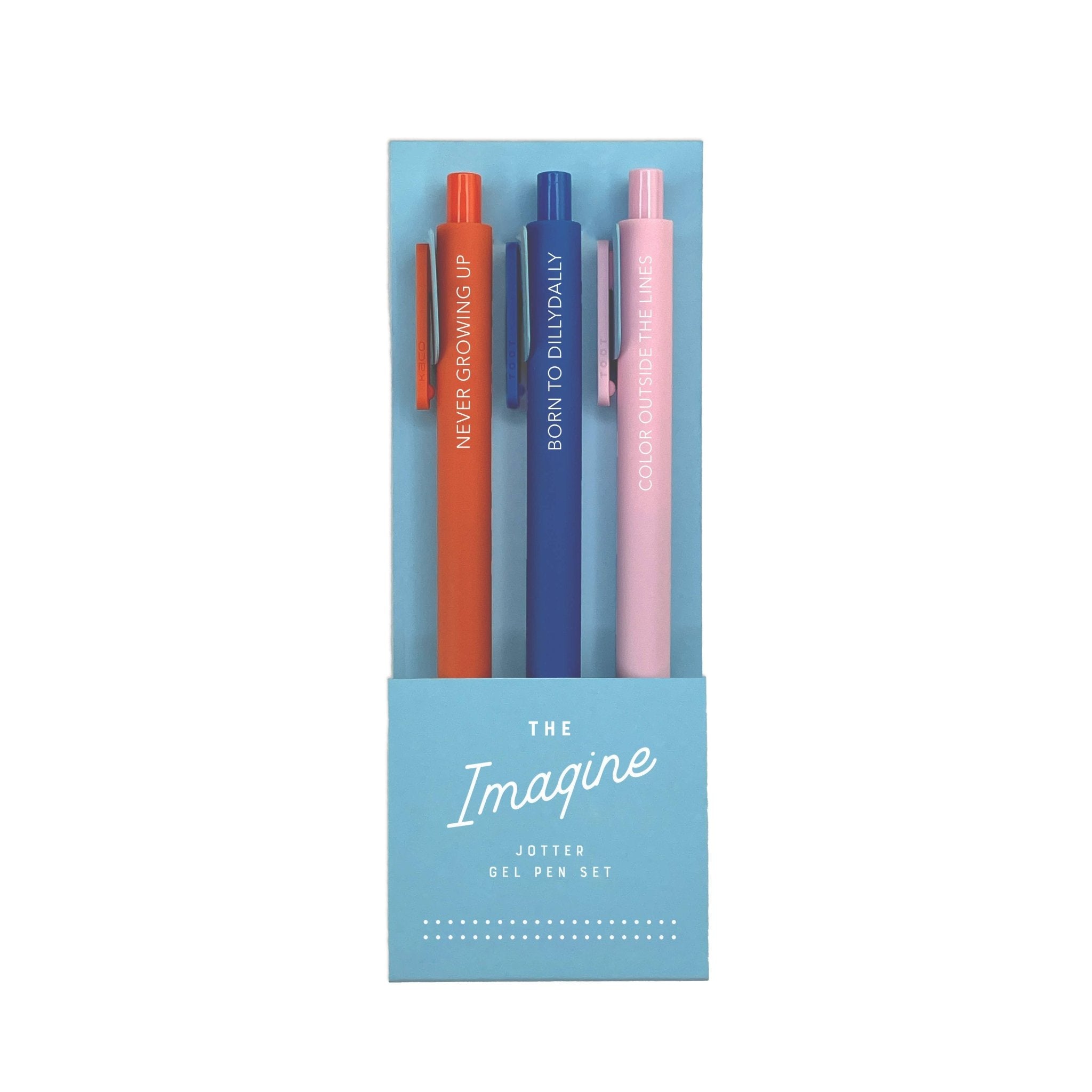 Imagine Jotter Gel Pen: Set of 3 - Twirls + Twigs