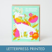  Doggone Grateful Thank You Letterpress Greeting Card