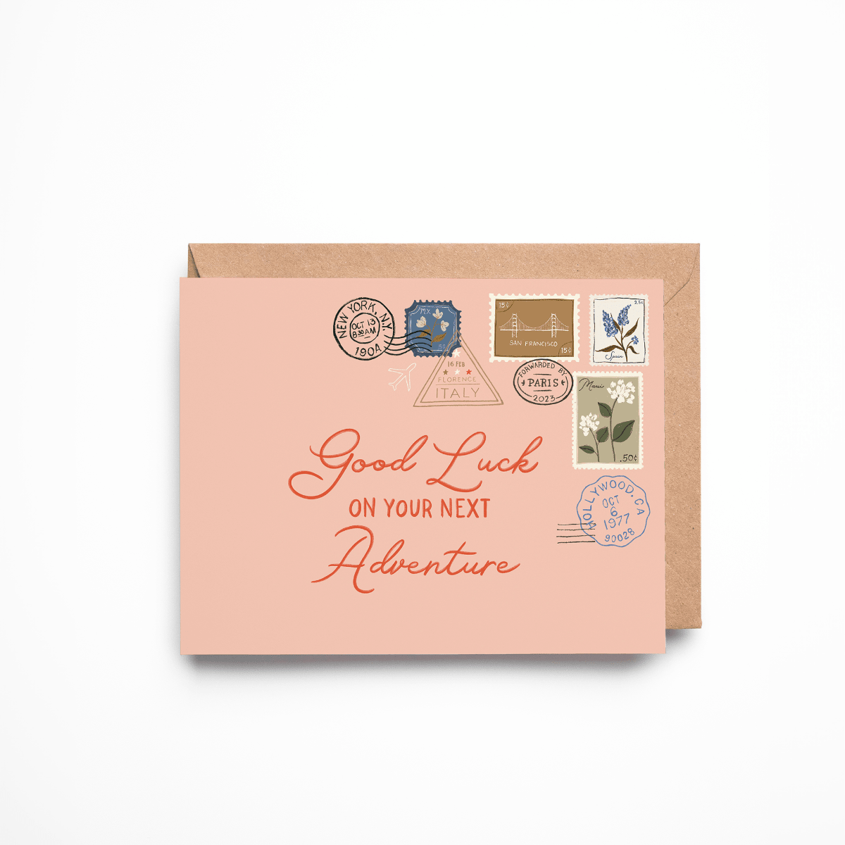 Good Luck On Your Adventure Card - Twirls + Twigs