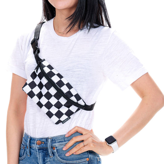Fanny Pack |Ultra-Slim| Recycled RPET | XL Checker