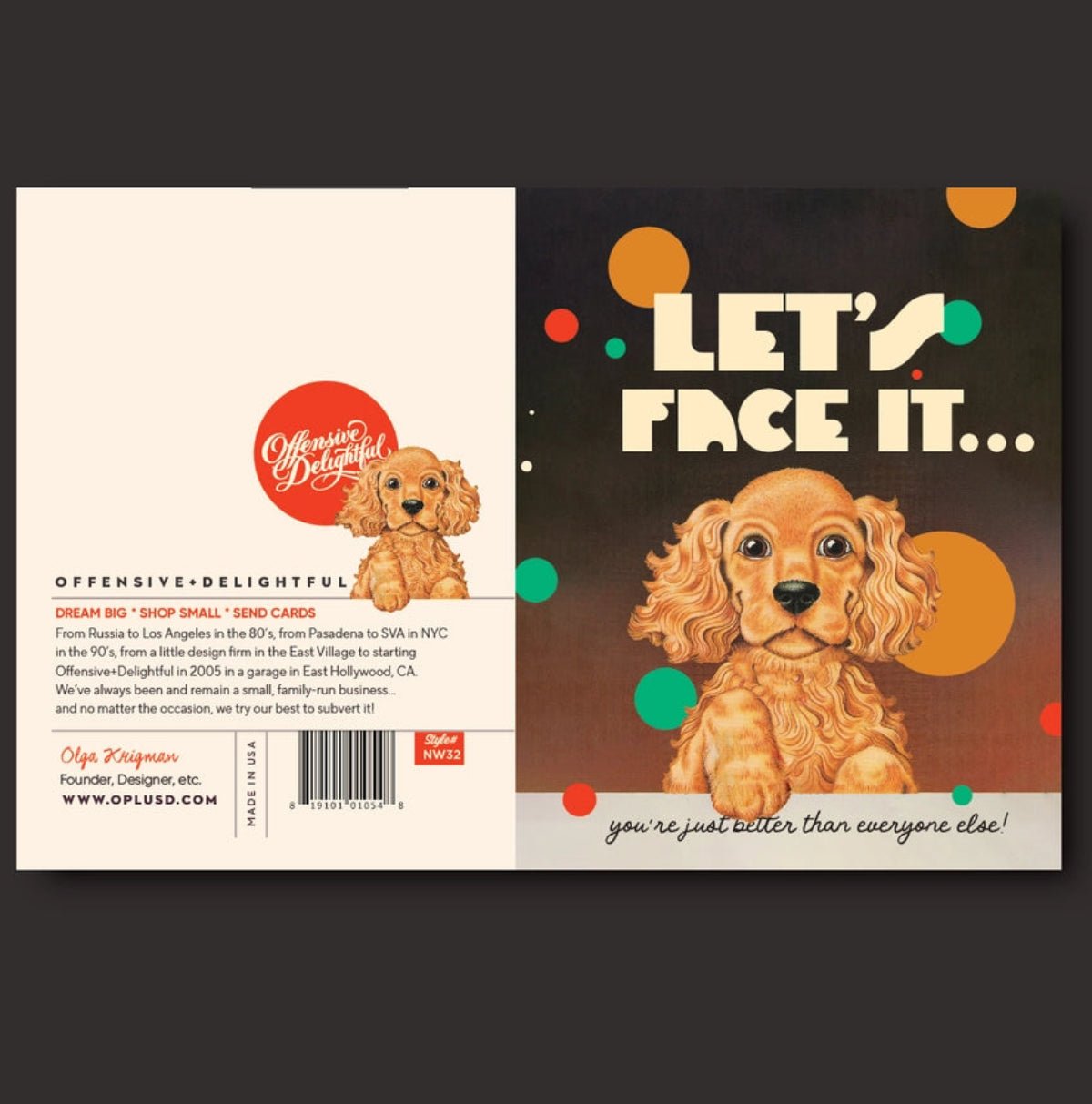 Face It! Best Person Card - Twirls + Twigs