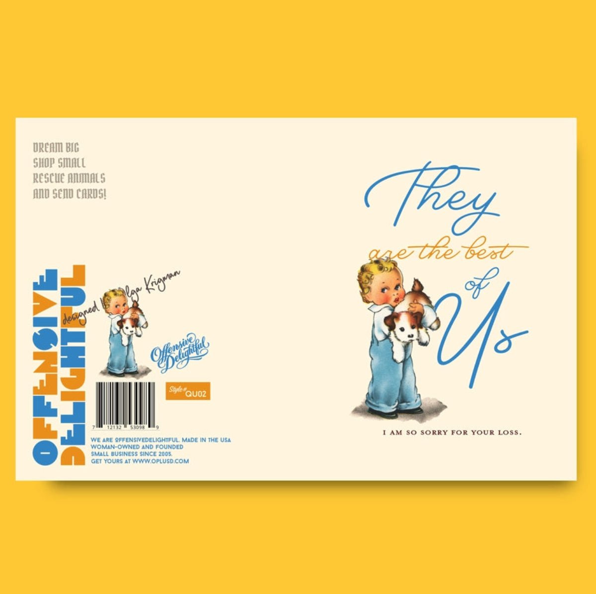 They Are Pet Loss Greeting - Twirls + Twigs