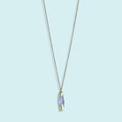 Shell Handled Knife Necklace: Mother of Pearl 32 Inch - Twirls + Twigs