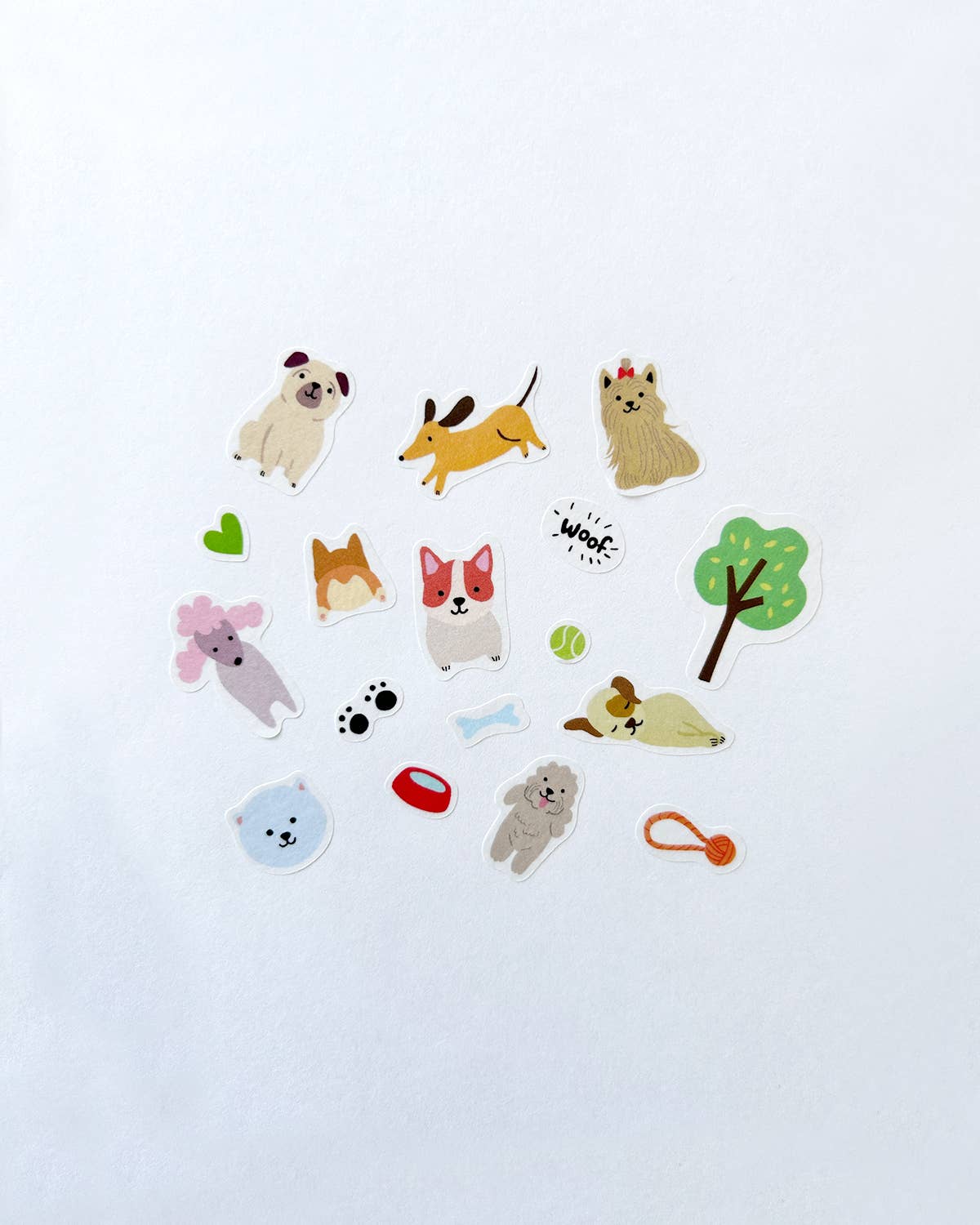 Dogs Jumble Washi Stickers - Twirls + Twigs