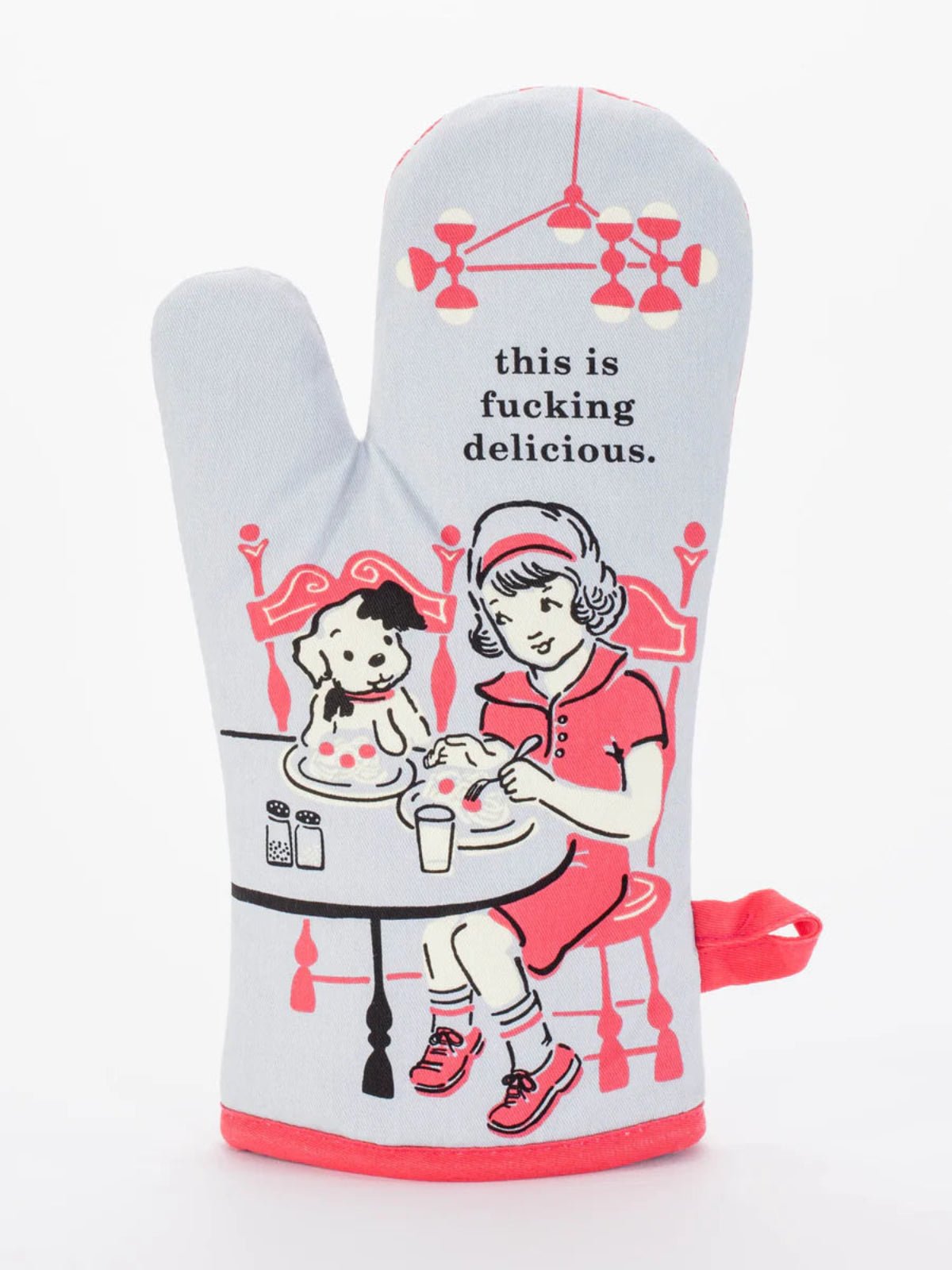 This Is Fucking Delicious Oven Mitt - Twirls + Twigs