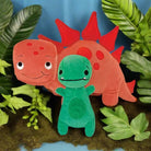 Tiny T. Rex and Pointy Plush Pair - Twirls + Twigs