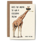 Giraffe Birthday Card - Twirls + Twigs
