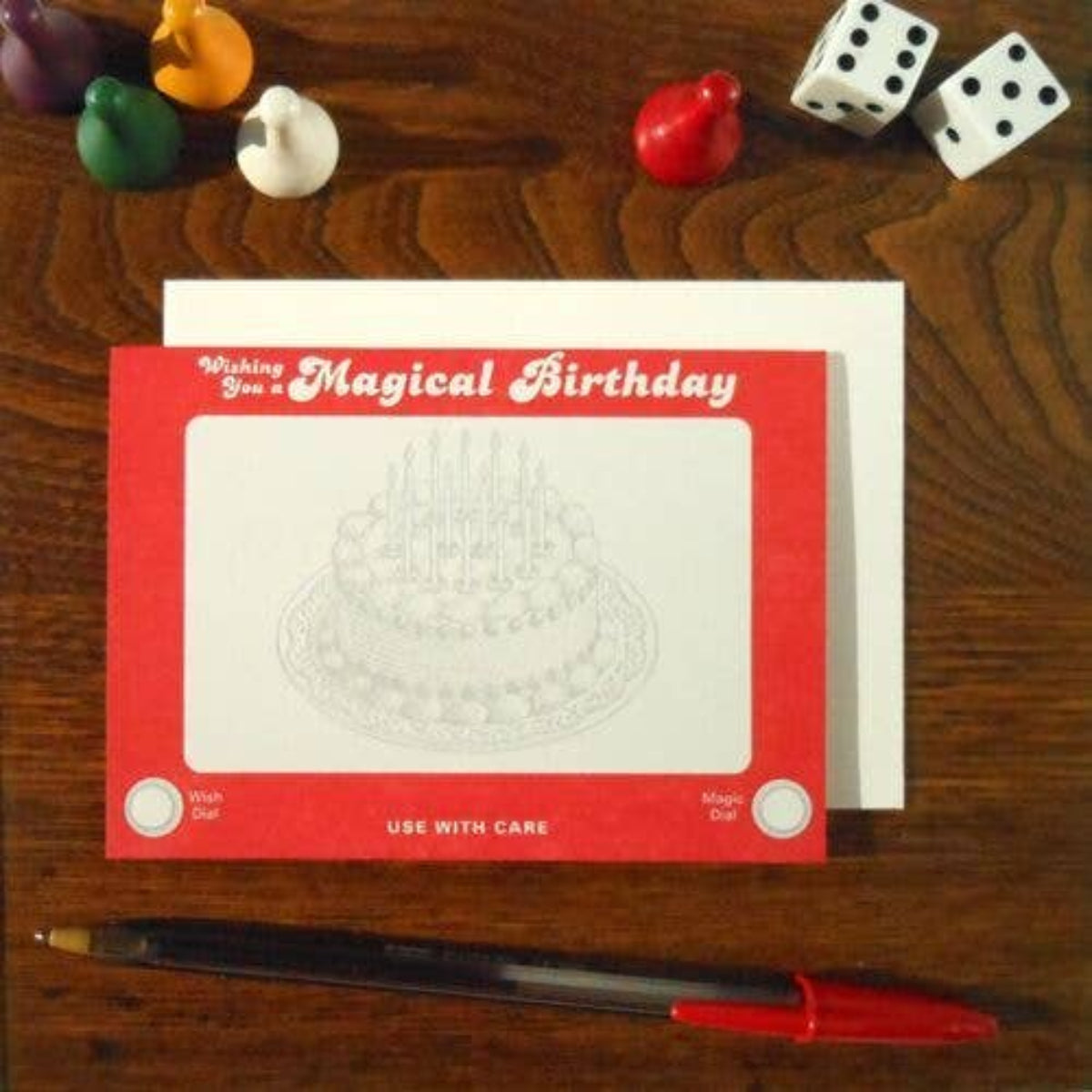 Etch A Sketch Birthday Card – Twirls + Twigs