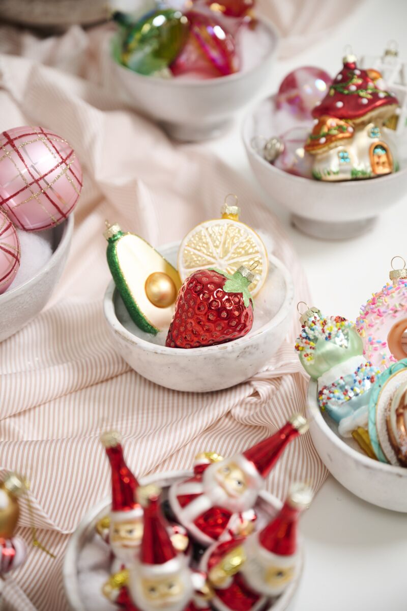 Juicy Strawberry Ornament - Twirls + Twigs
