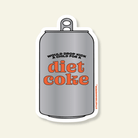 Will Drop Kick a Child for a Diet Soda Vinyl Sticker - Twirls + Twigs