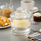 Glass French Butter Crock - Twirls + Twigs