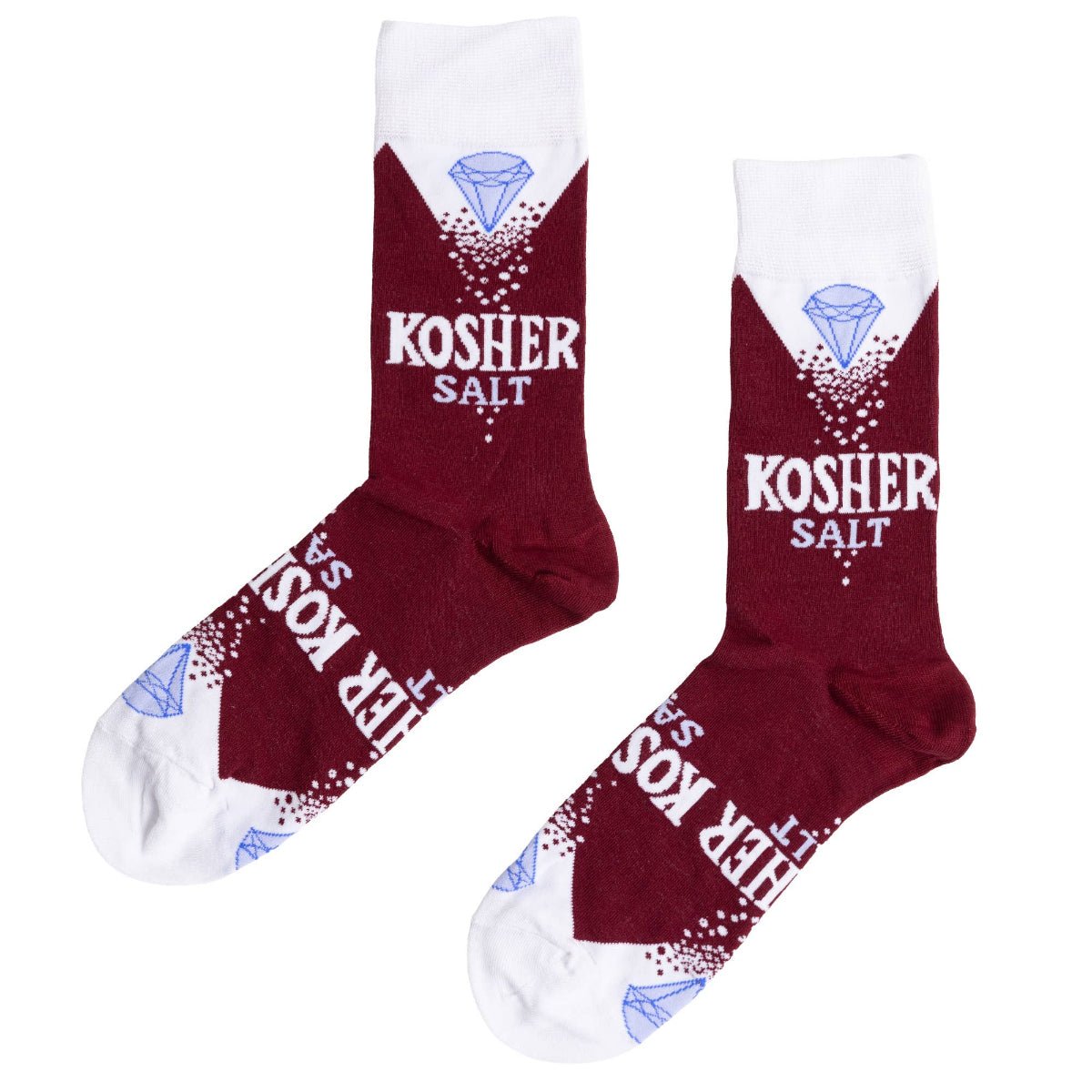 Kosher Salt Socks | Foodie & Chef Gift | Large - Twirls + Twigs