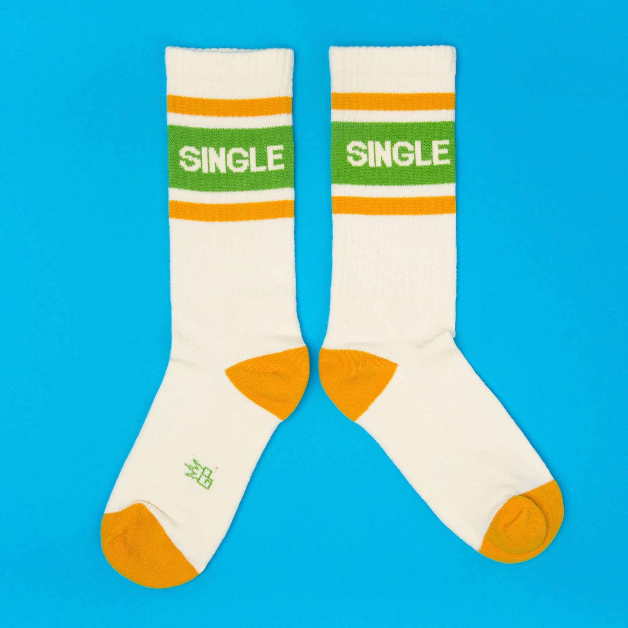 Single Gym Crew Socks - Twirls + Twigs