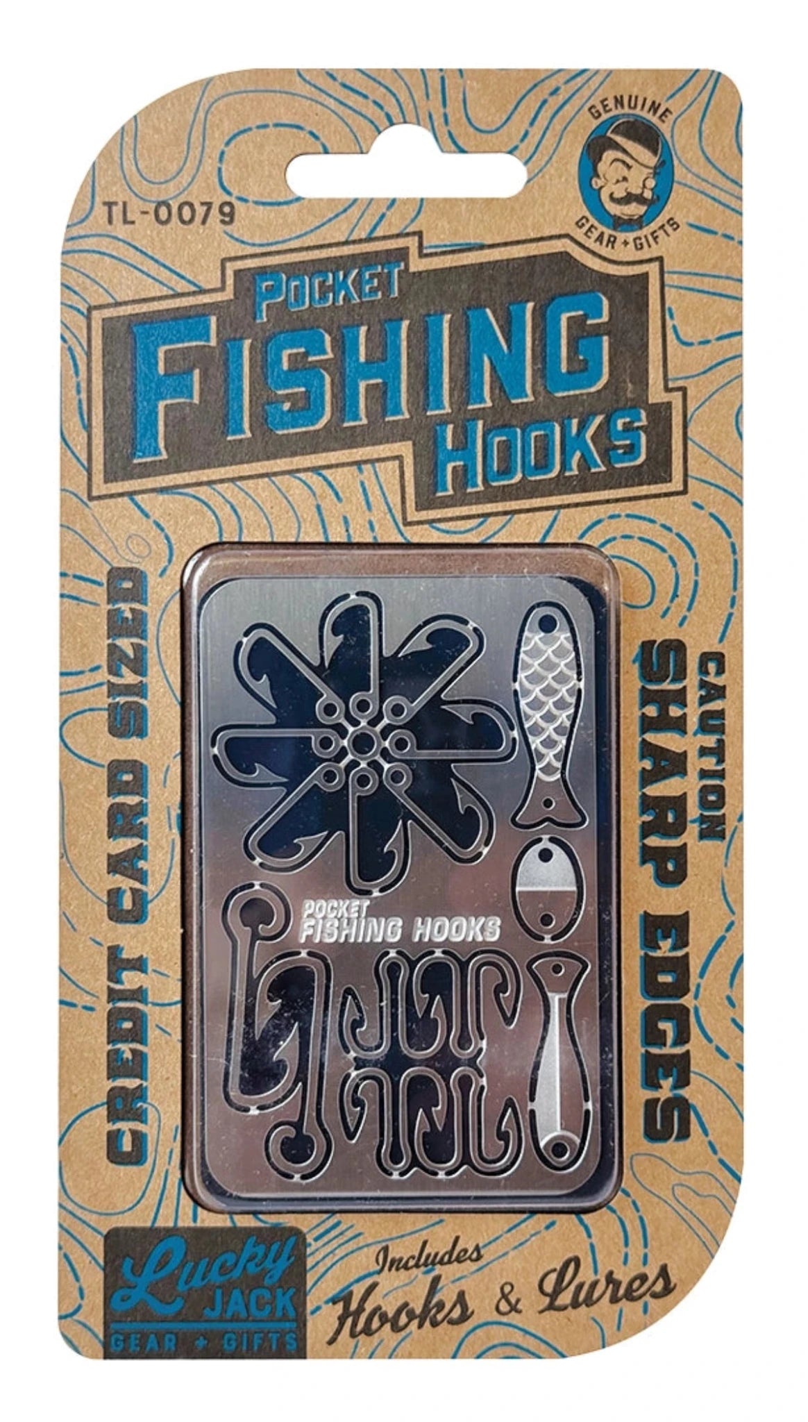 Fishing Hooks Adventure Card – Pocket Fishing Kit