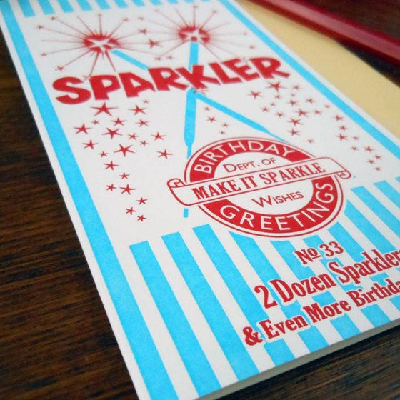 Birthday Sparkler Card