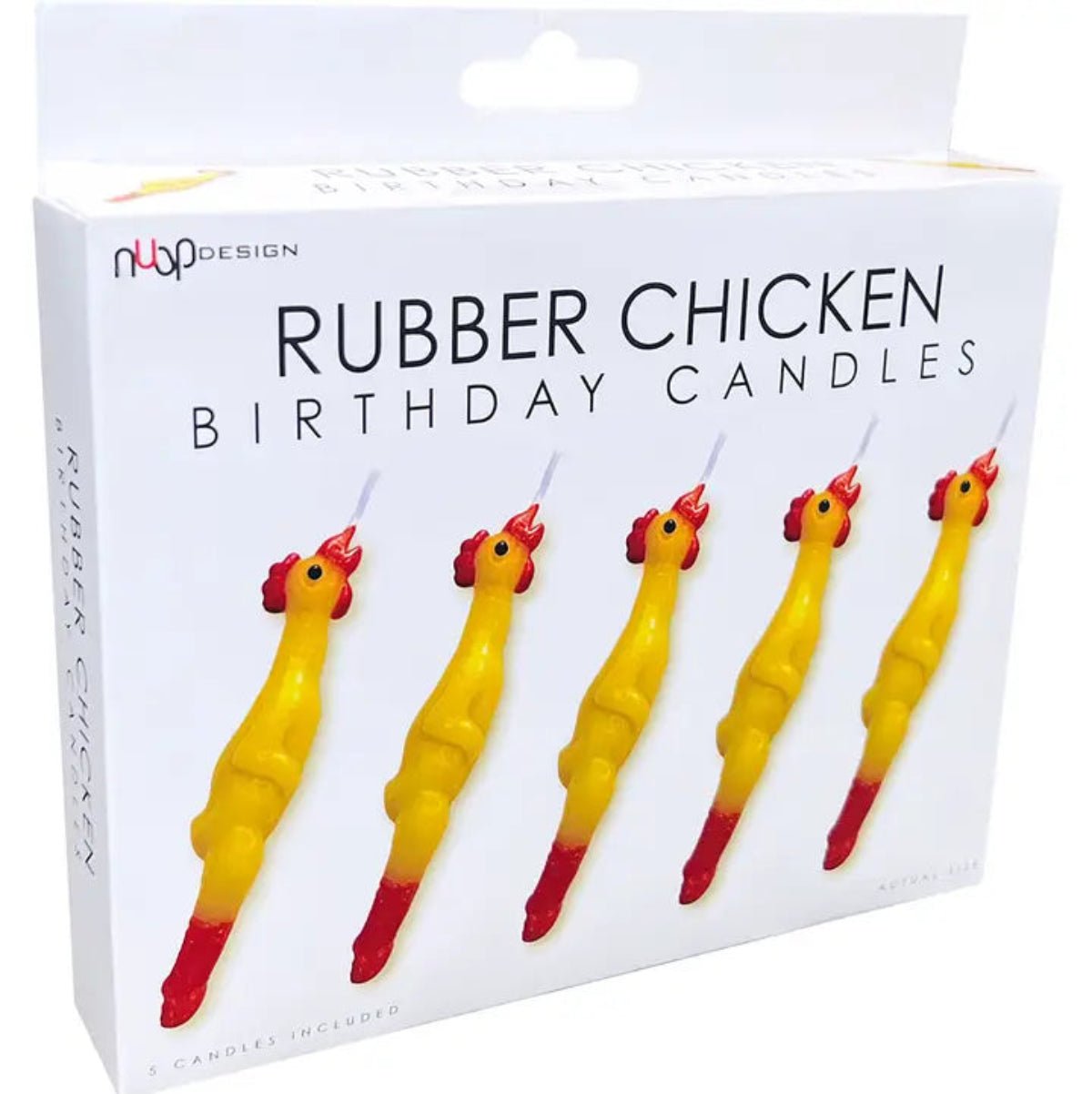 Rubber Chicken Candles - Twirls + Twigs