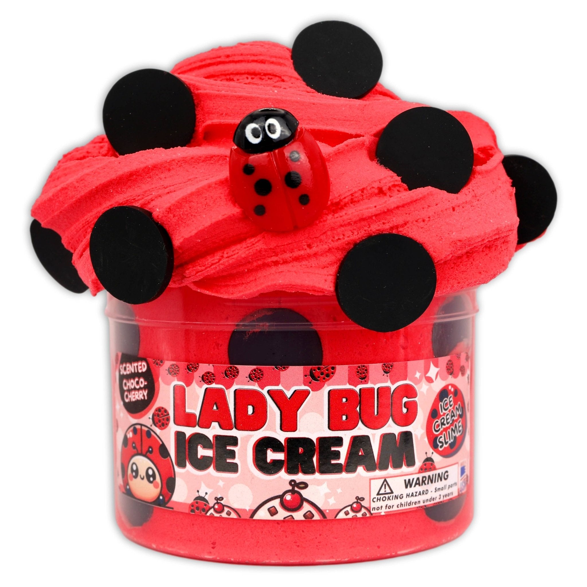 Dope Slimes - Ladybug Ice Cream - Twirls + Twigs