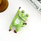 Funny Frog Claw Clip: B - Twirls + Twigs